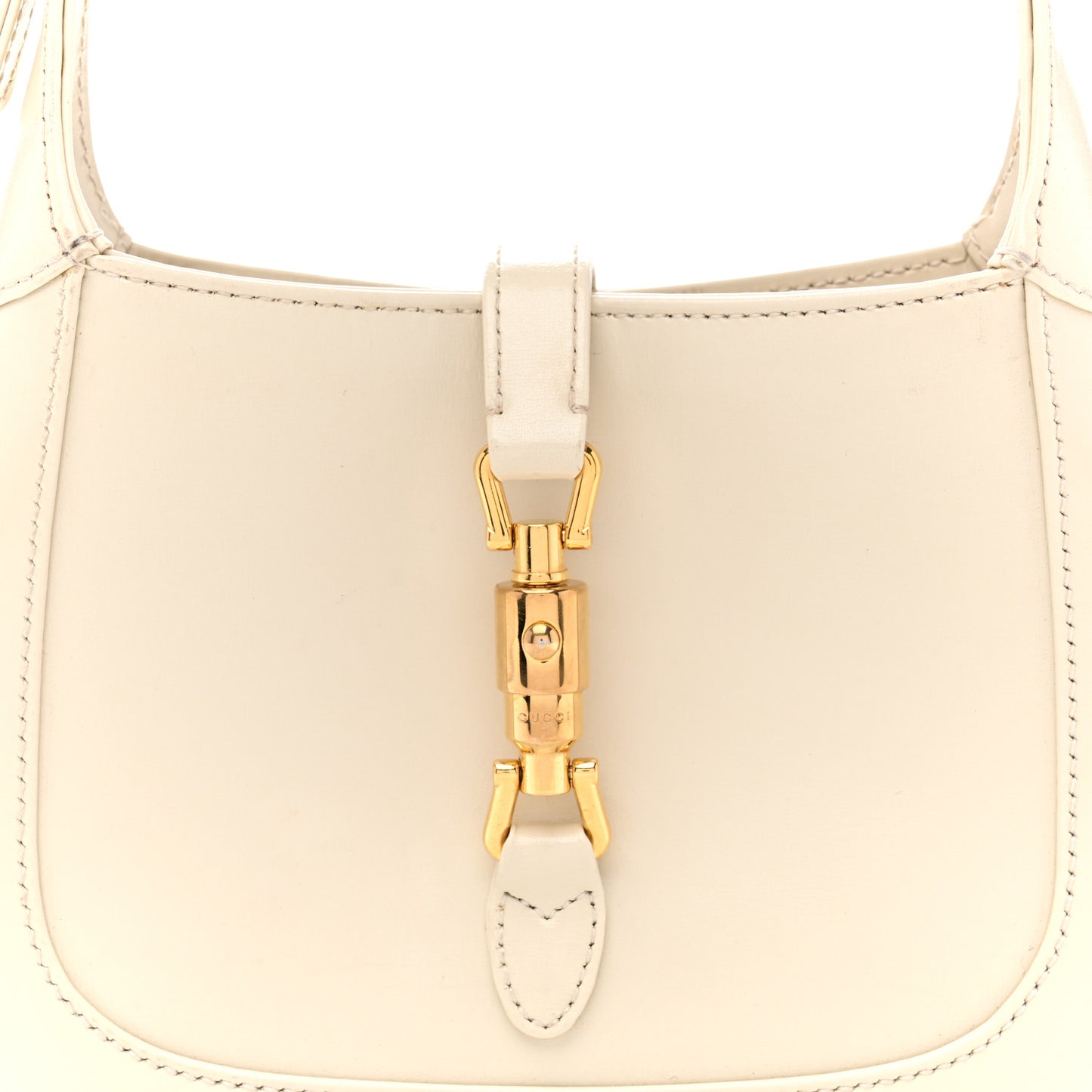 Boarded Dyana Lux Calfskin Mini Jackie 1961 Hobo Mystic White