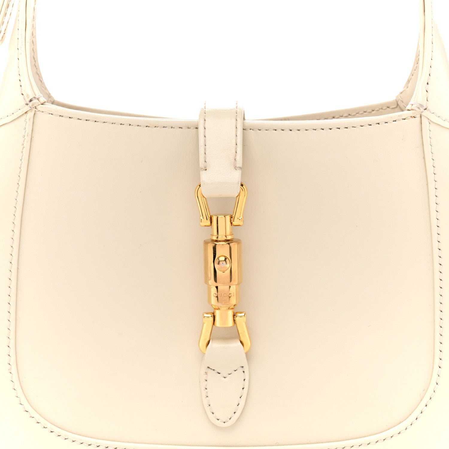 Gucci Boarded Dyana Lux Calfskin Mini Jackie 1961 Hobo Mystic White 8 of 15