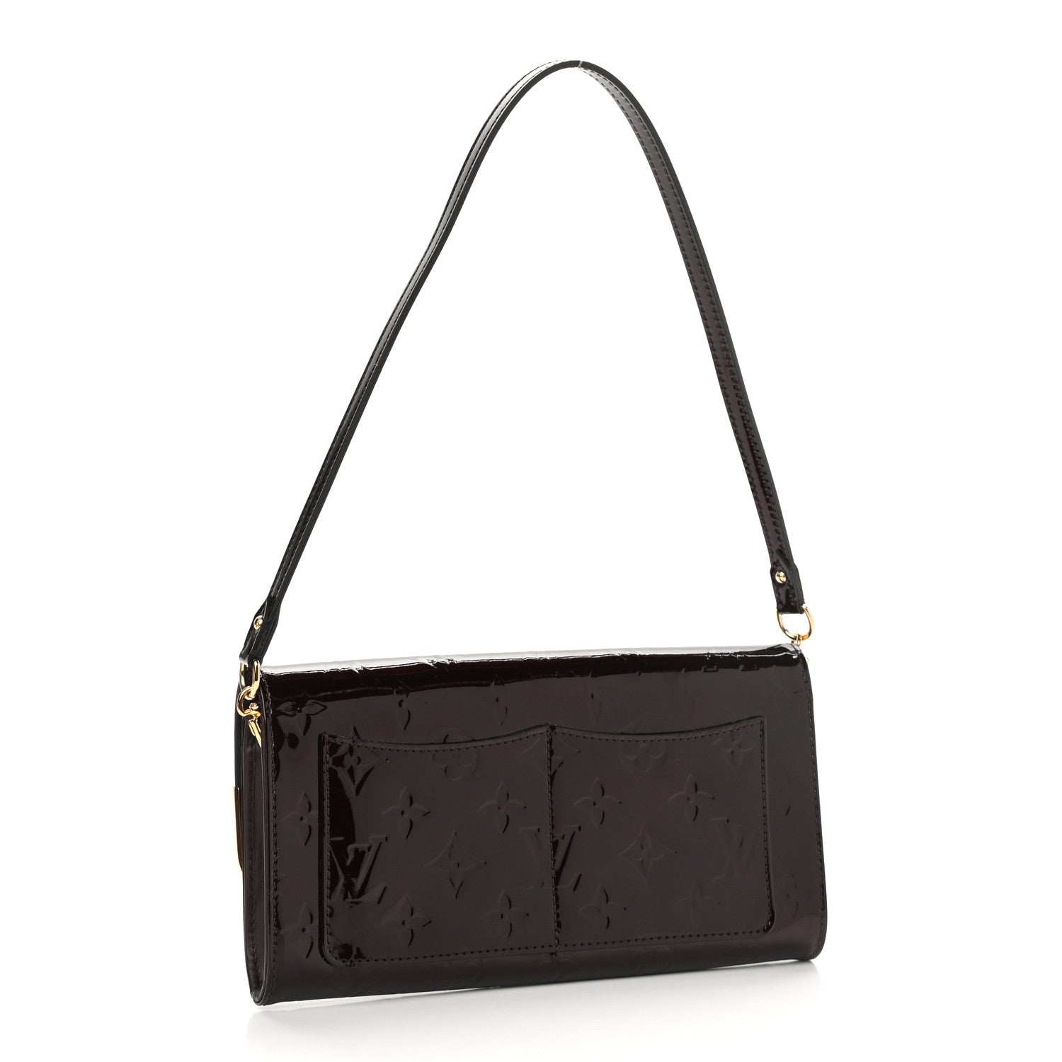 Louis Vuitton Vernis Rossmore MM Amarante 3 of 10