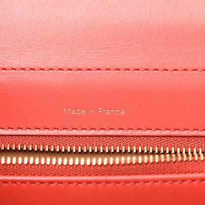 Delvaux Box Calfskin MM Brillant Satchel Sunset 8 of 12