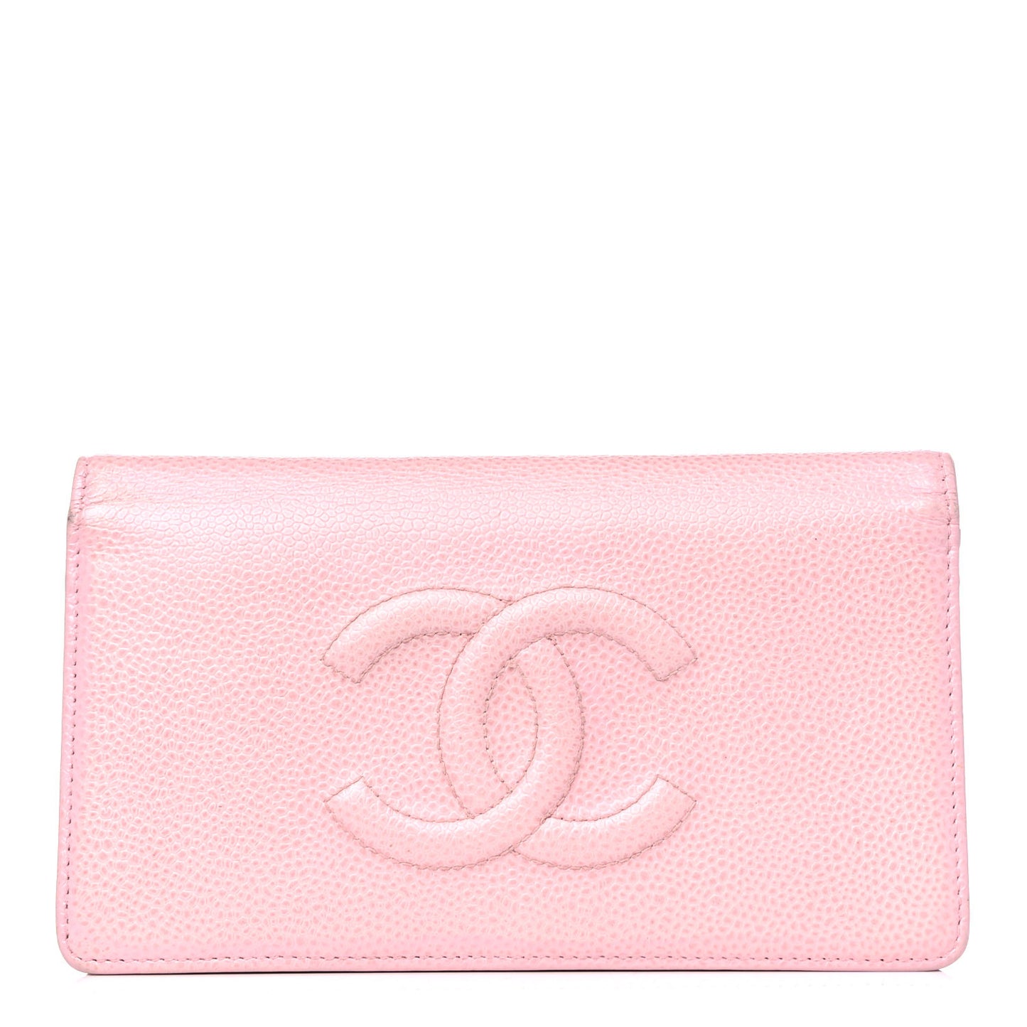 Caviar Timeless CC Yen Wallet Pink