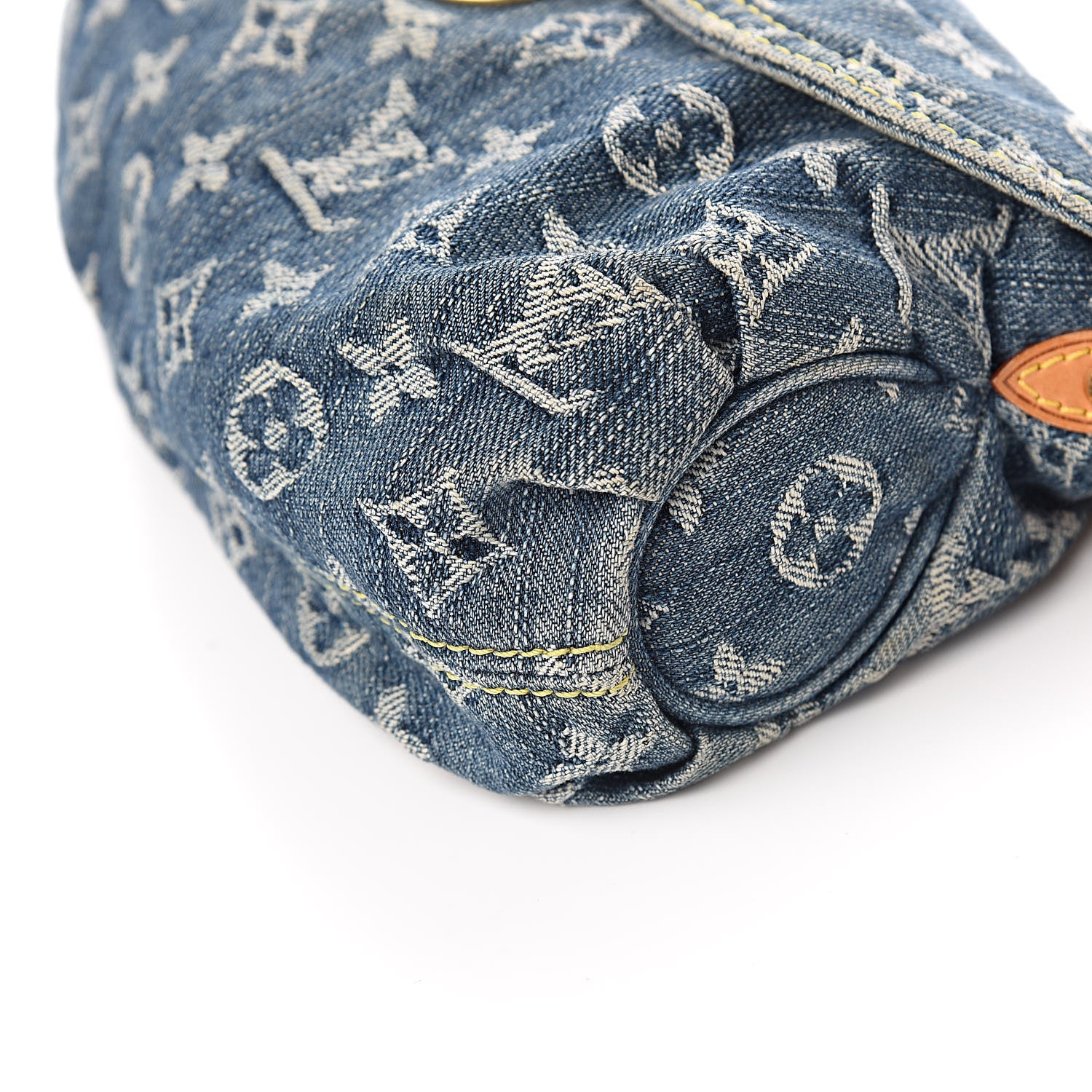 Louis Vuitton Monogram Denim Mini Pleaty Blue 9 of 12