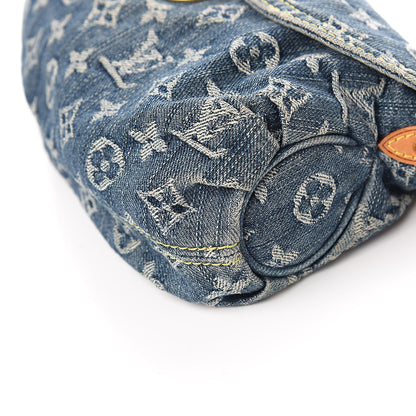Louis Vuitton Monogram Denim Mini Pleaty Blue 9 of 12
