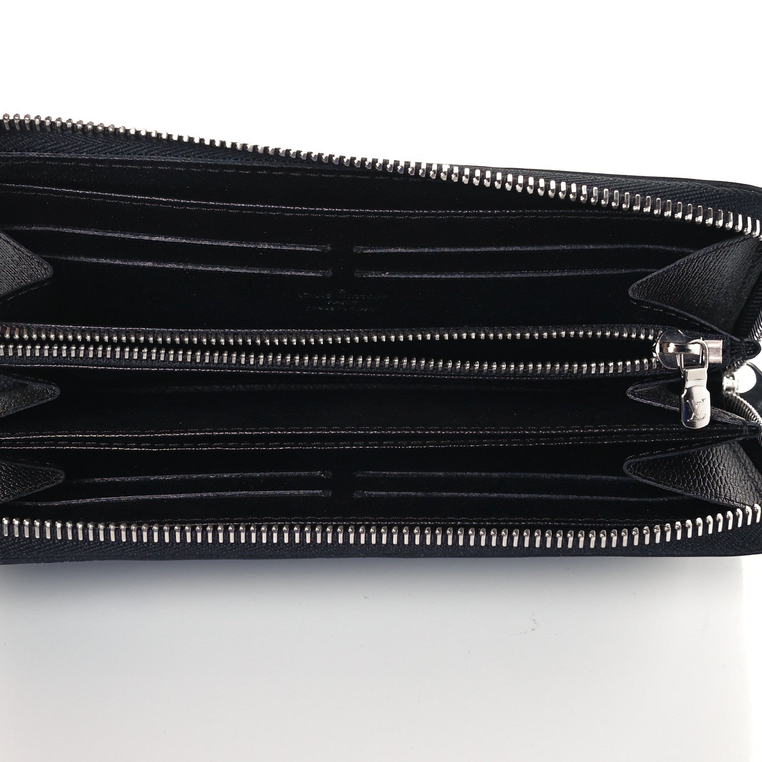 Louis Vuitton Epi Zippy Wallet Black 5 of 11