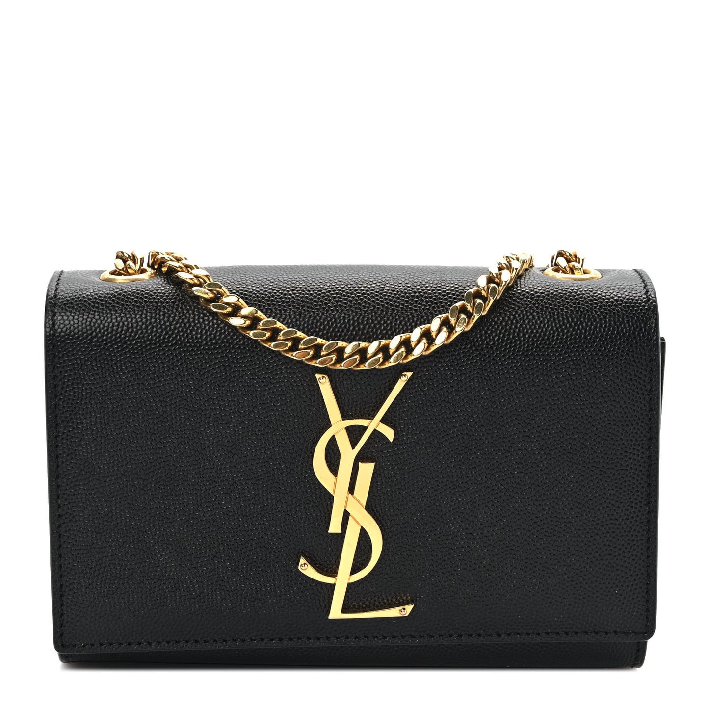 Grain De Poudre Small Monogram Kate Satchel Black
