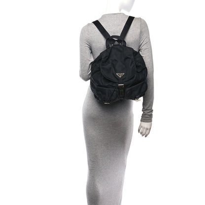 Prada Nylon Vela Backpack Black 2 of 11