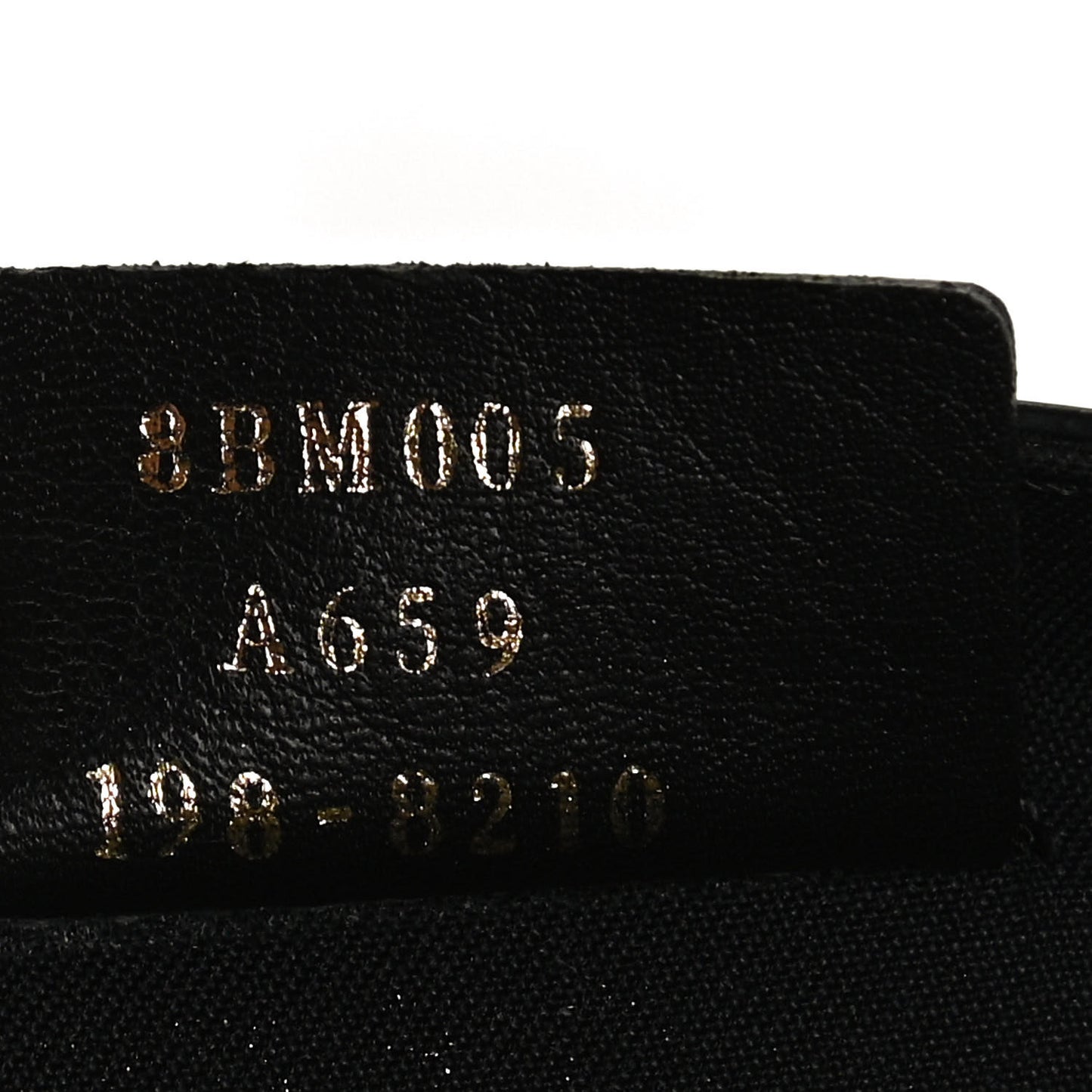 Vitello Liberty F is Fendi Bi-Color FF 1974 Embossed Envelope Belt Bag Maya Black