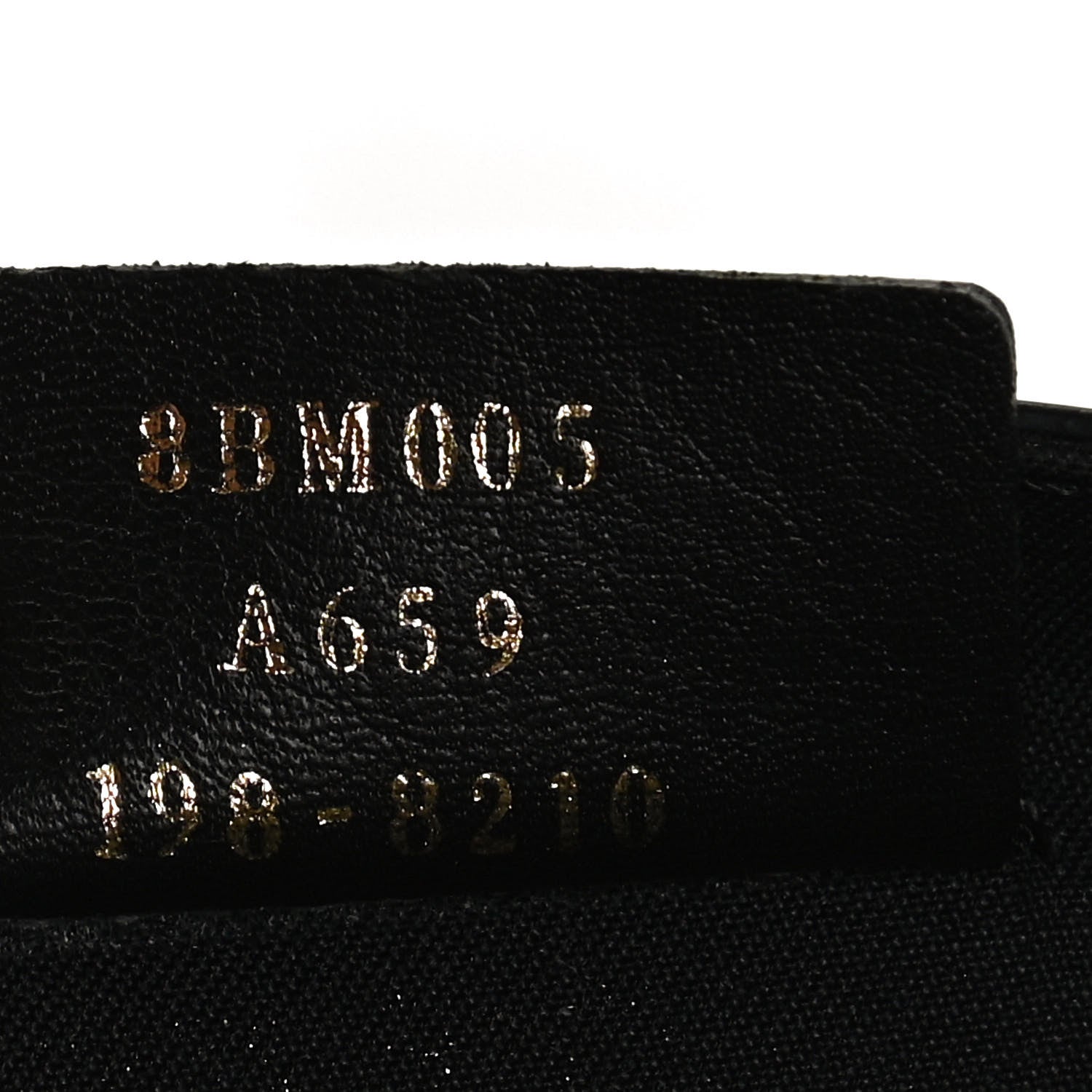 Fendi Vitello Liberty F is Fendi Bi-Color FF 1974 Embossed Envelope Belt Bag Maya Black 7 of 12