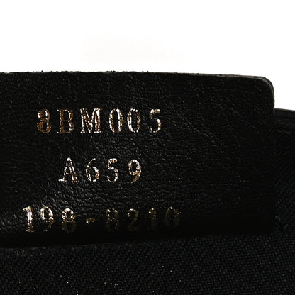 Fendi Vitello Liberty F is Fendi Bi-Color FF 1974 Embossed Envelope Belt Bag Maya Black 7 of 12