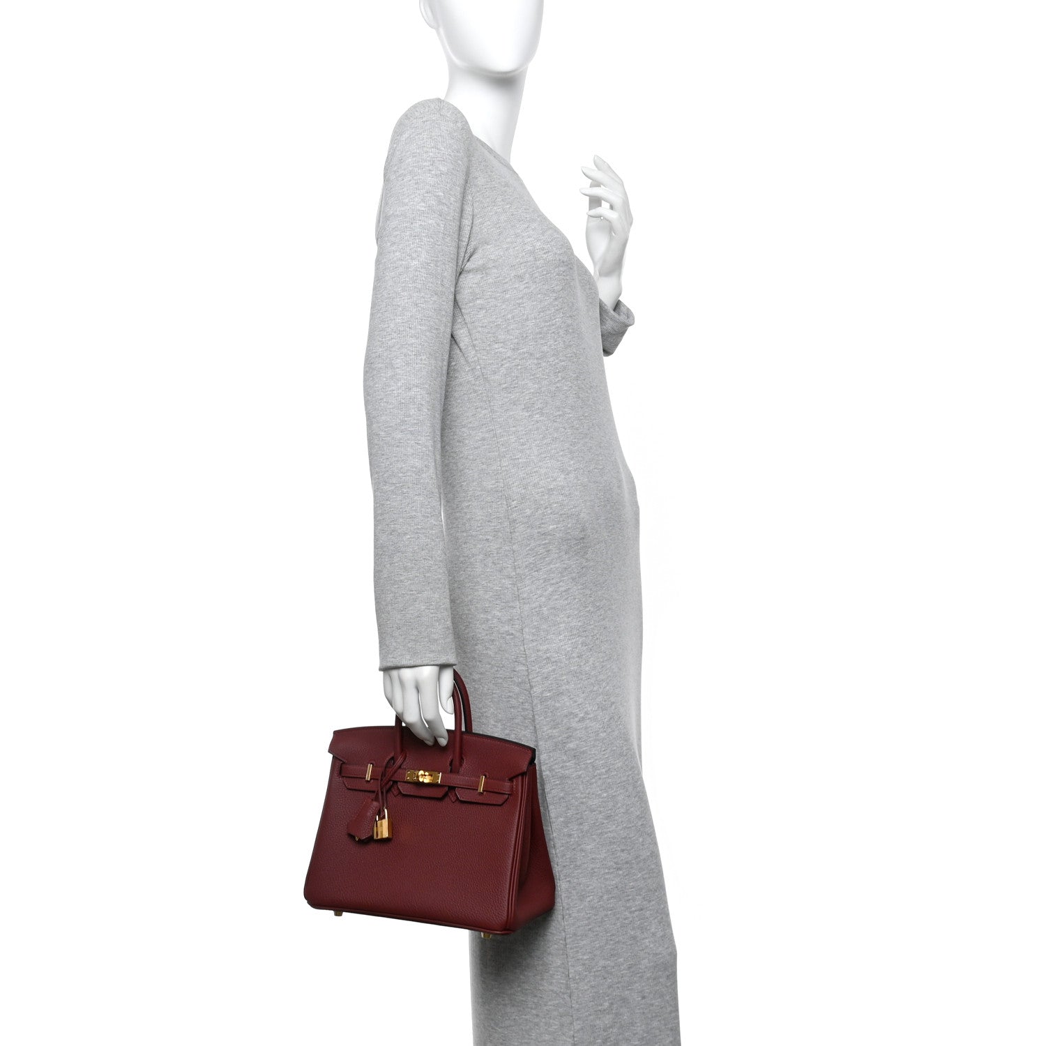 Hermes Togo Birkin 25 Rouge H 2 of 10
