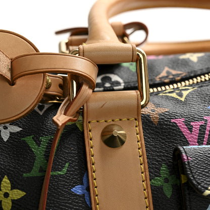 Louis Vuitton Monogram Multicolor Keepall 45 Black 11 of 15