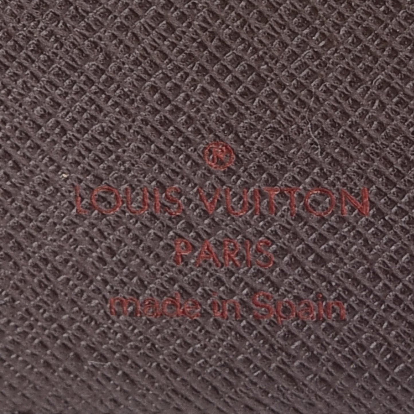 Damier Ebene Small Ring Agenda Cover