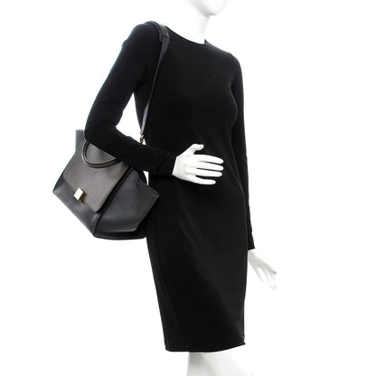 Celine Smooth Calfskin Medium Tri-color Trapeze Anthracite 2 of 15