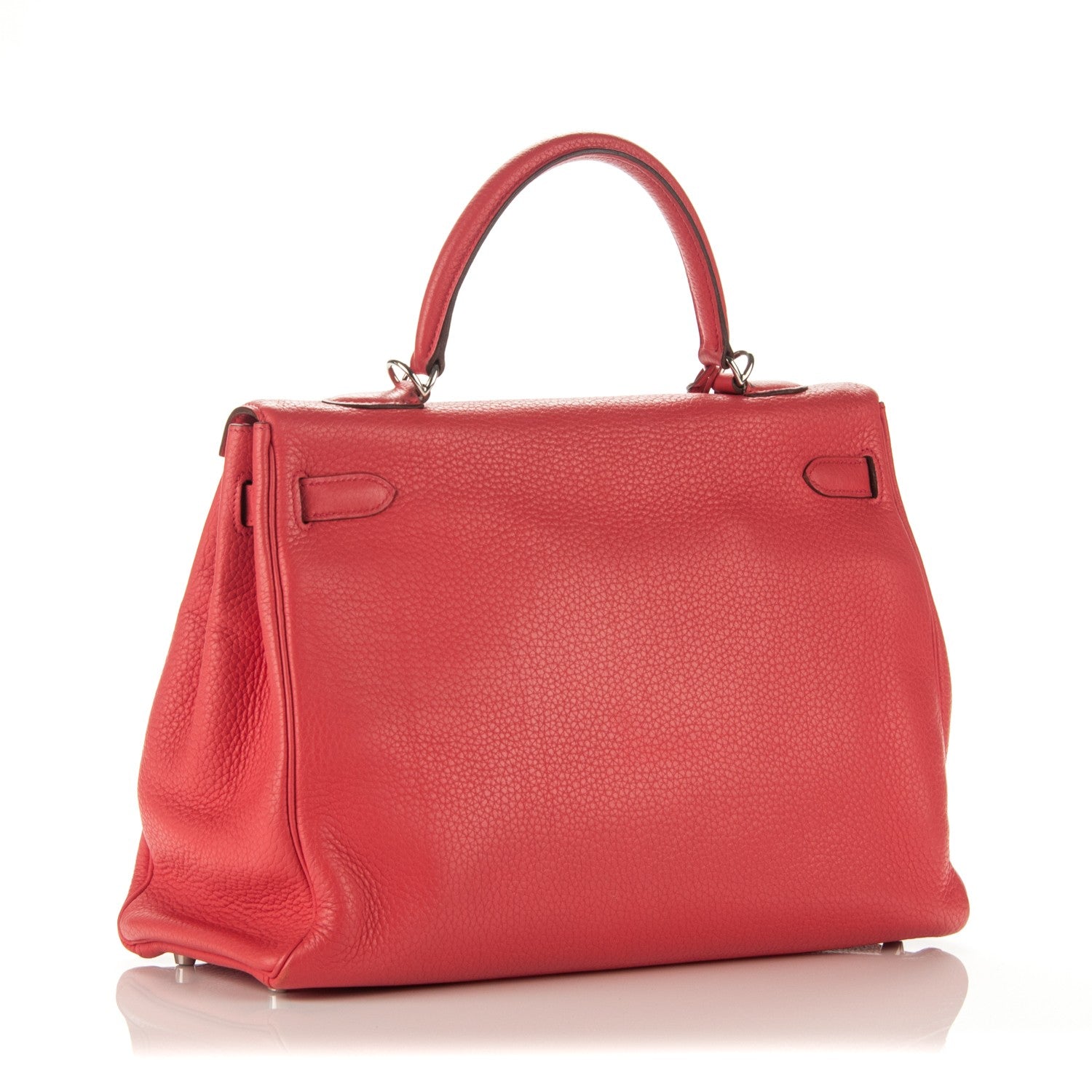 Hermes Taurillon Clemence Kelly Retourne 35 Rose Jaipur 3 of 31