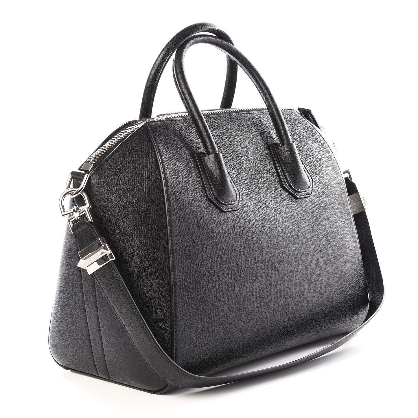Sugar Goatskin Medium Antigona Black