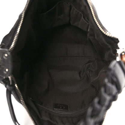Gucci Grained Calfskin Bamboo Bar Hobo Dark Brown 5 of 9