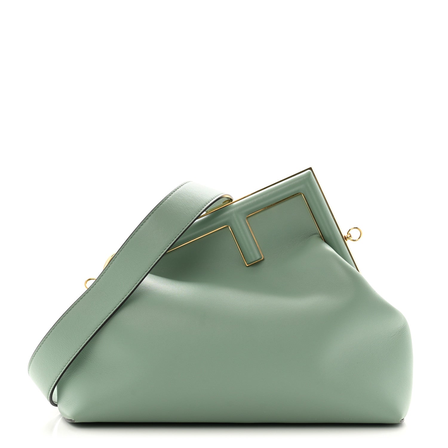 Fendi Shiny Nappa Medium Fendi First Menta 1 of 13