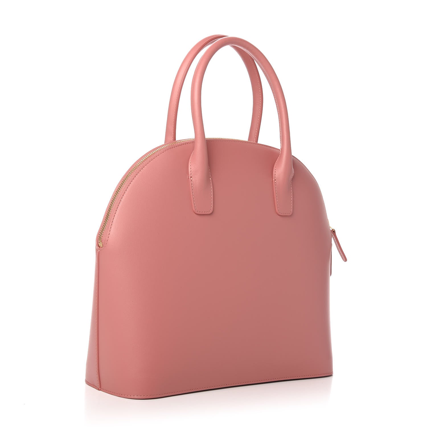 Mansur Gavriel Calfskin Top Handle Rounded Bag Blush 3 of 9