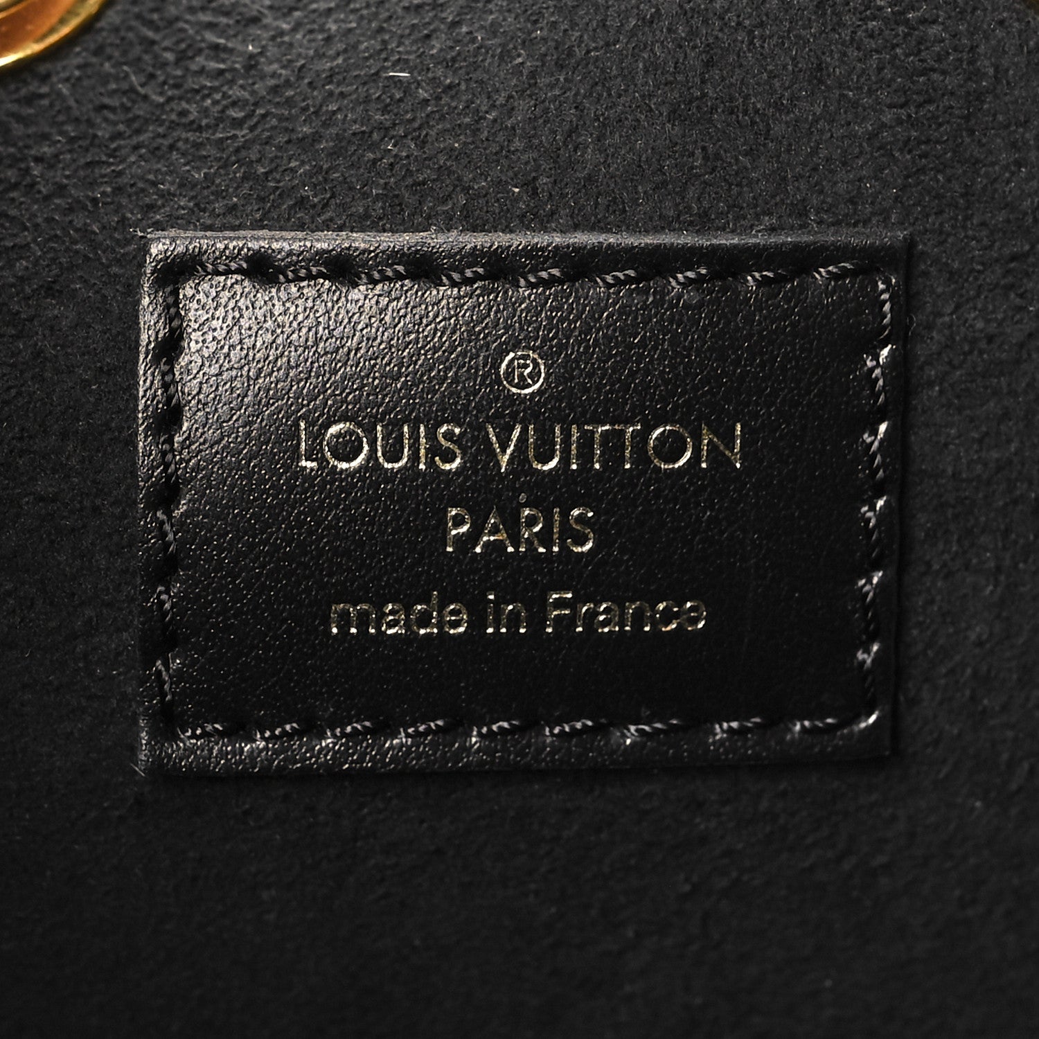 Louis Vuitton Empreinte Monogram Giant Broderies Neonoe MM Cream Black 6 of 9