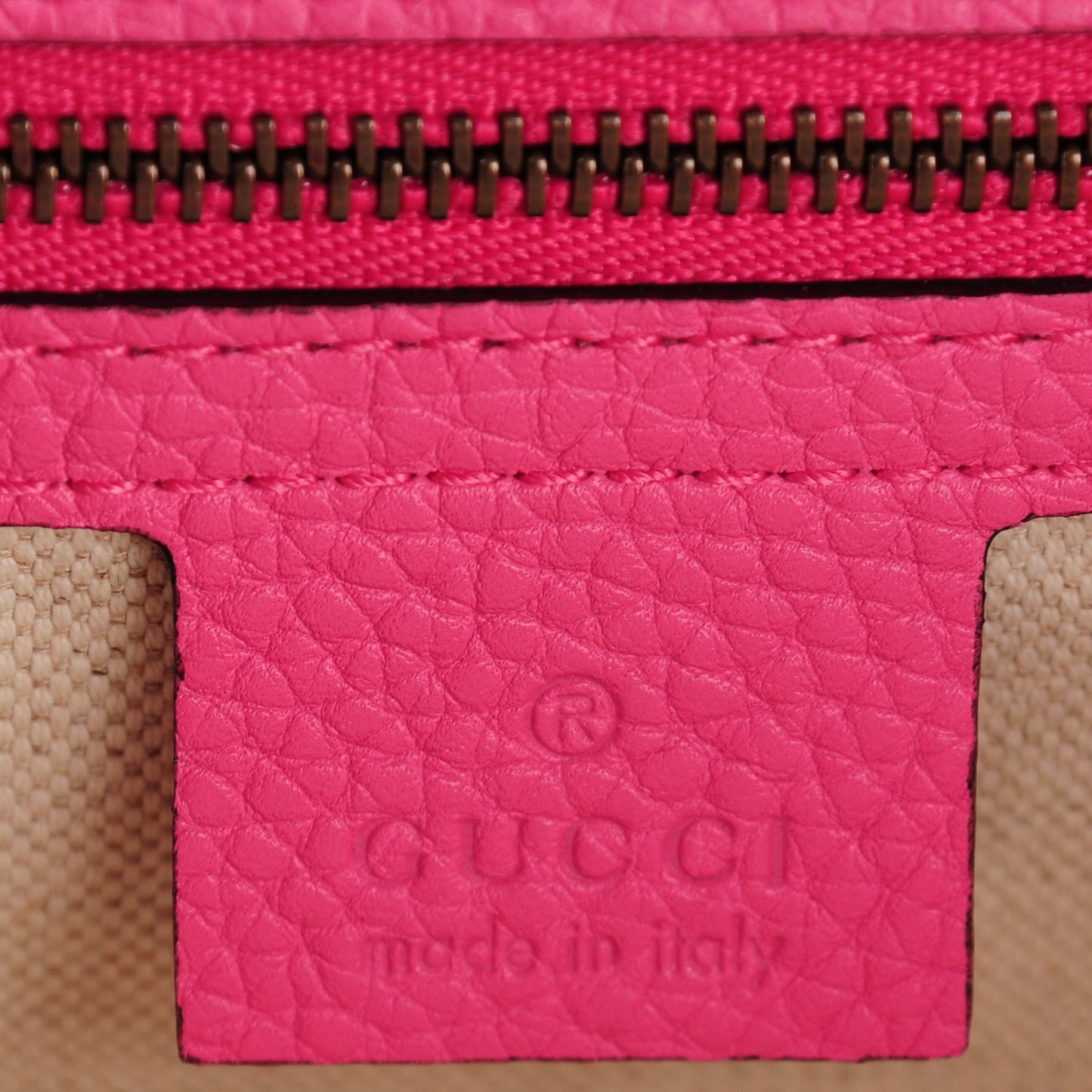 Calfskin Small GG Marmont Top Handle Bag Pink Tropical Flower