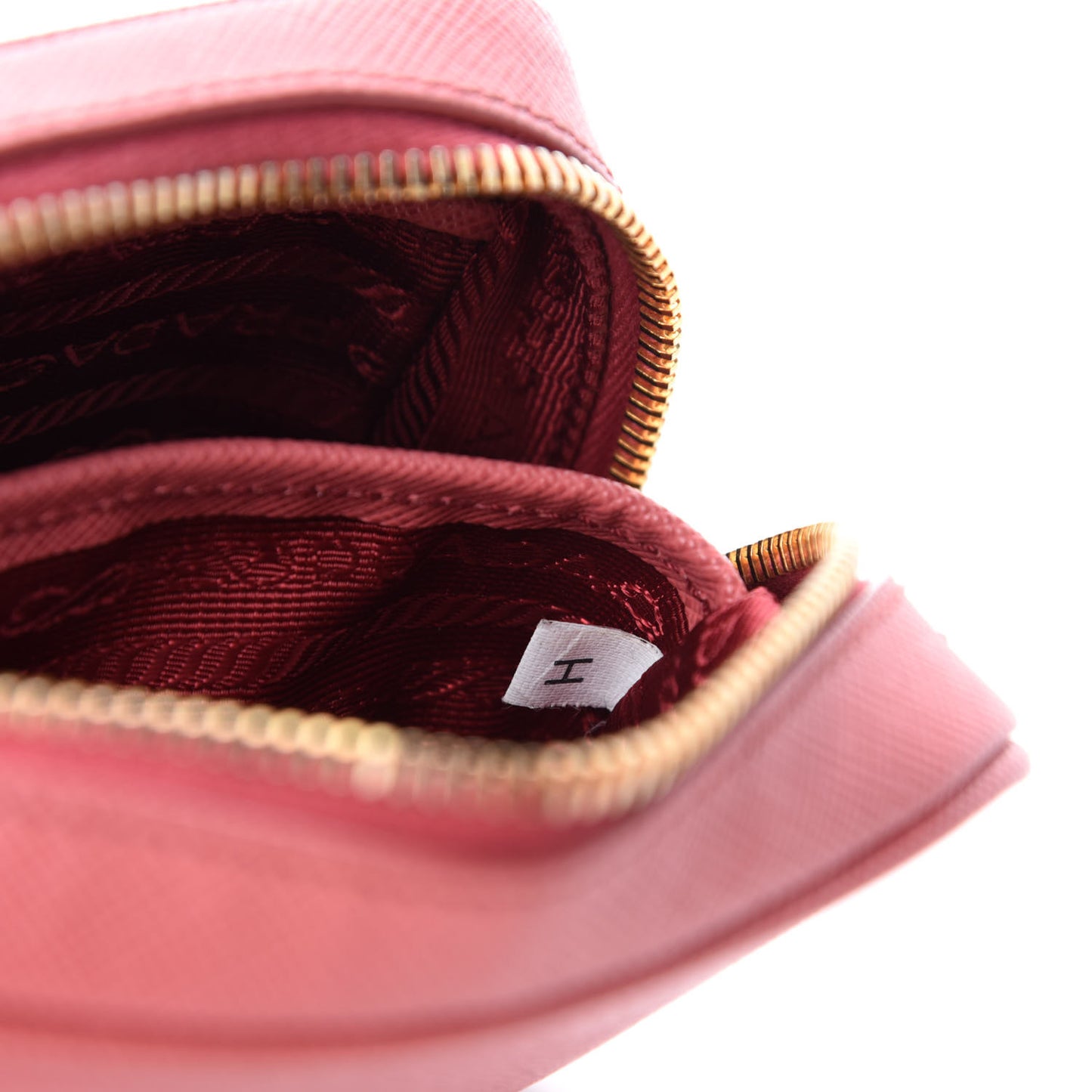 Saffiano Lux Mini Camera Crossbody Bag Bruyere