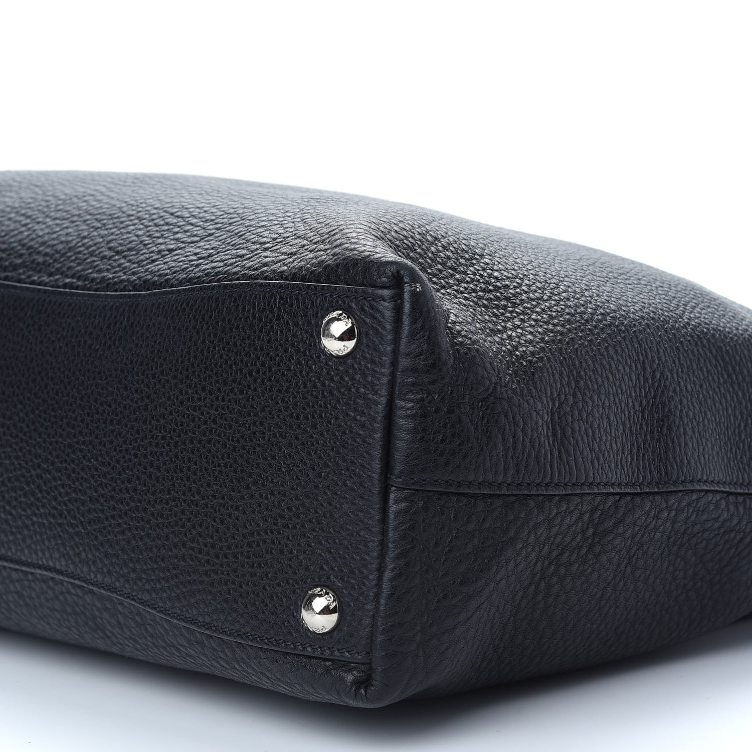 Prada Vitello Daino Shopping Tote Black 8 of 9