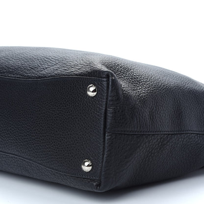 Prada Vitello Daino Shopping Tote Black 8 of 9