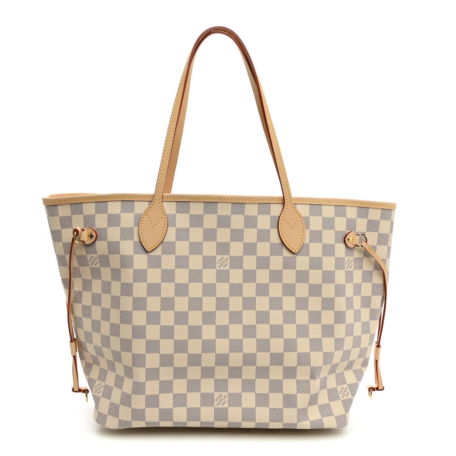 Louis Vuitton Damier Azur Neo Neverfull MM Rose Ballerine 1 of 10