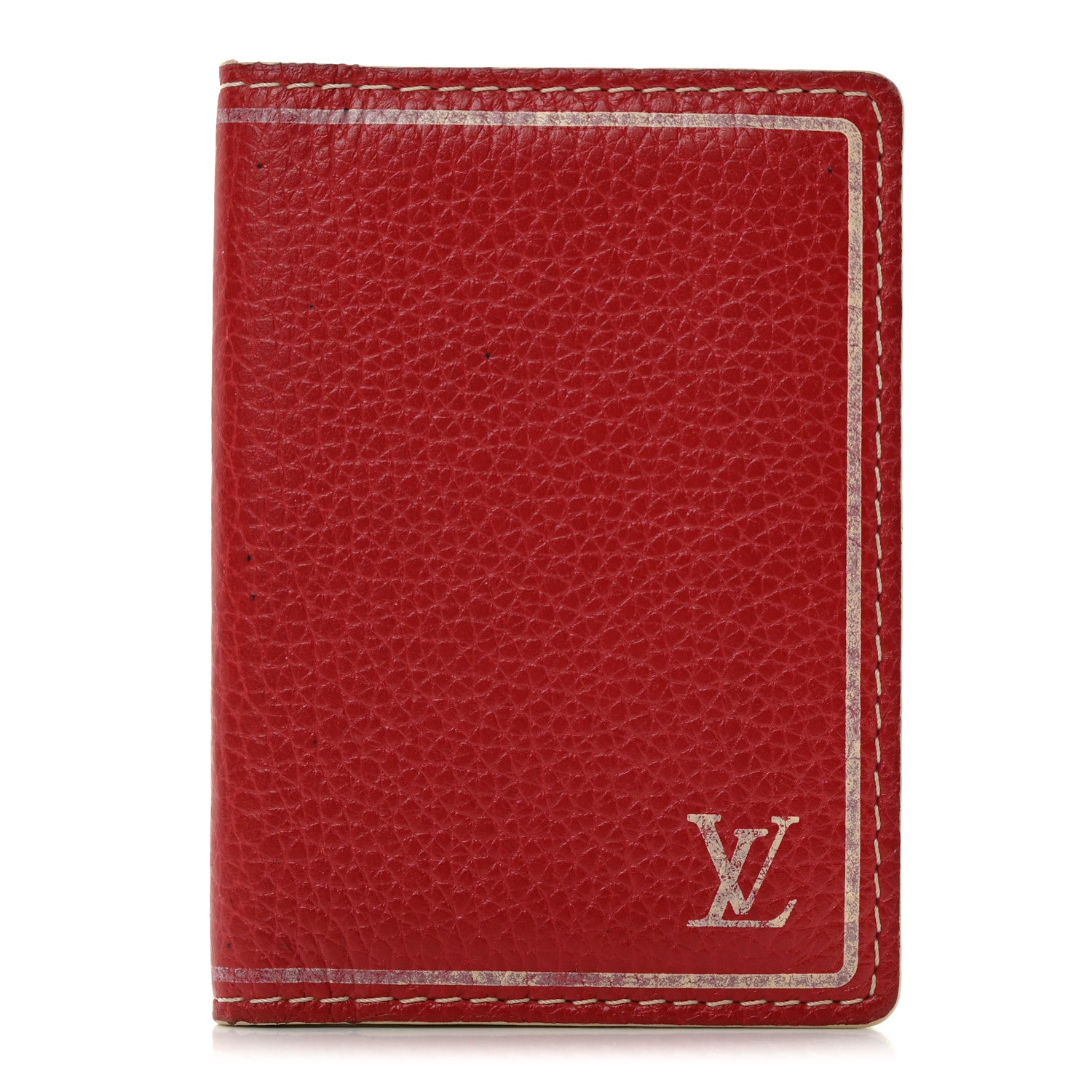 Louis Vuitton Tobago Pocket Organizer Wallet Red 1 of 8