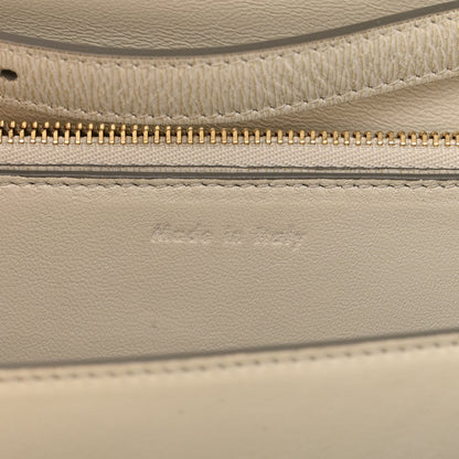 Celine Liege Calfskin Medium Classic Box Flap Bag Pale Grey 11 of 14