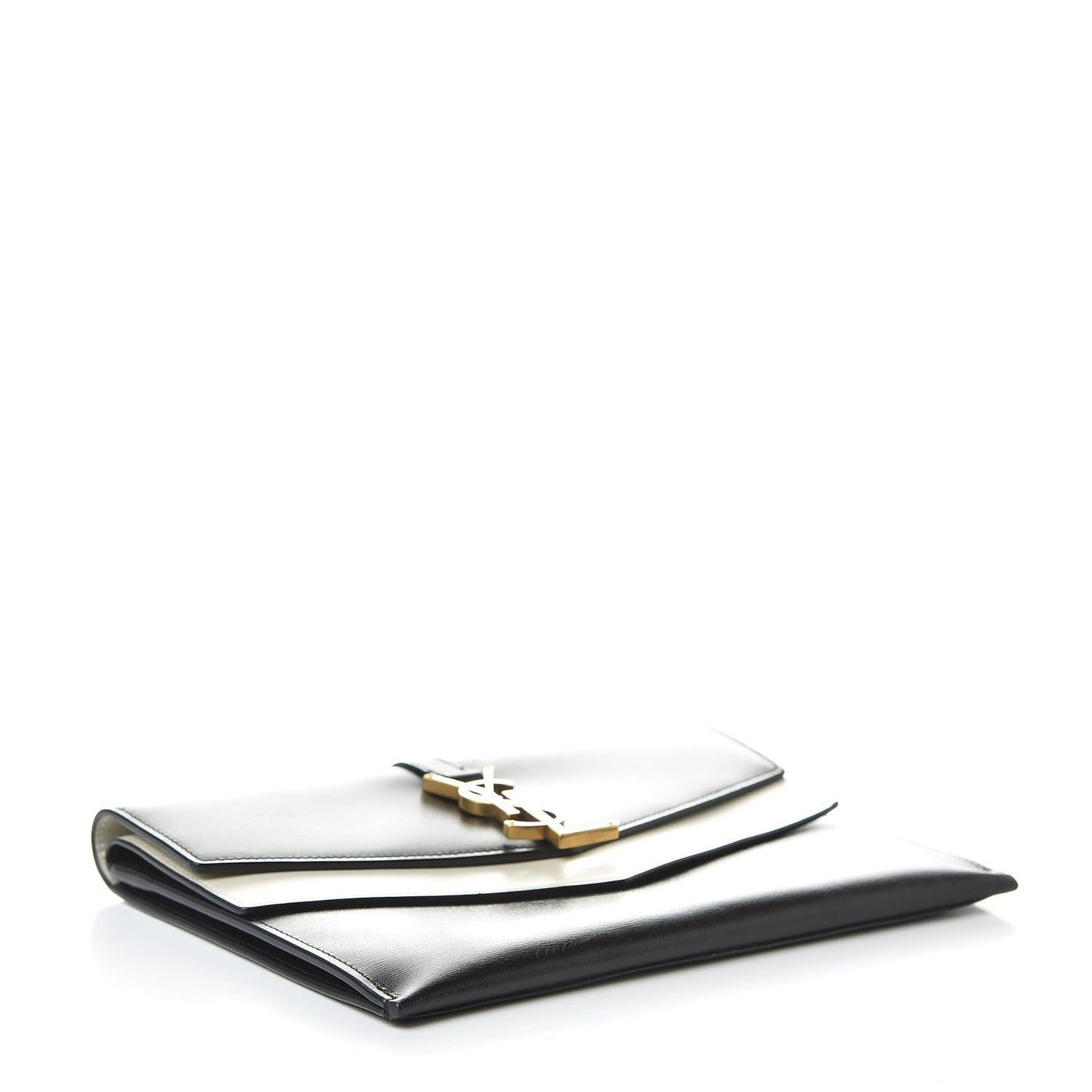 Smooth Calfskin Monogram Sulpice Clutch Black White