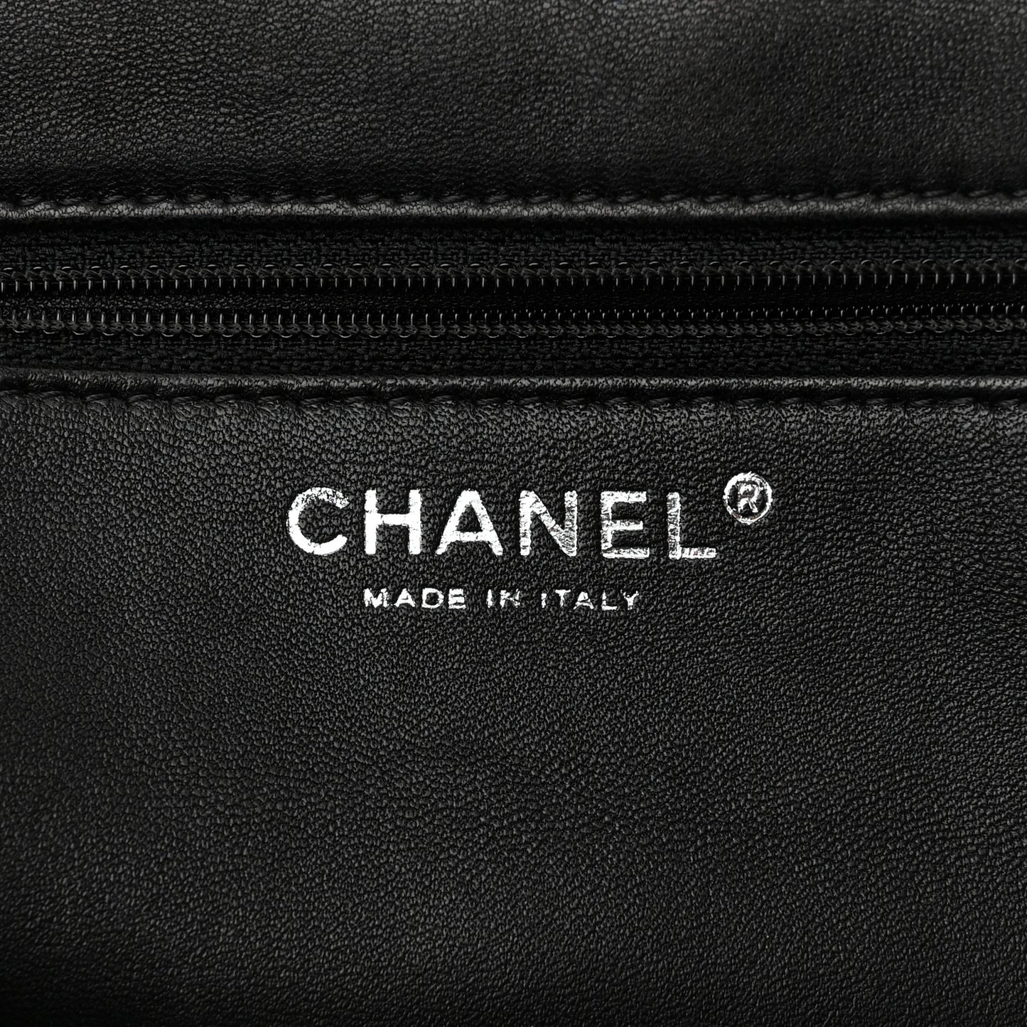 Shearling Lambskin Jumbo Chanel 100% Flap Black