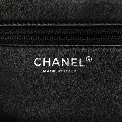 Chanel Shearling Lambskin Jumbo Chanel 100% Flap Black 6 of 10