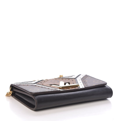 Louis Vuitton Veau Satin Monogram Twist Chain Wallet 4 of 11