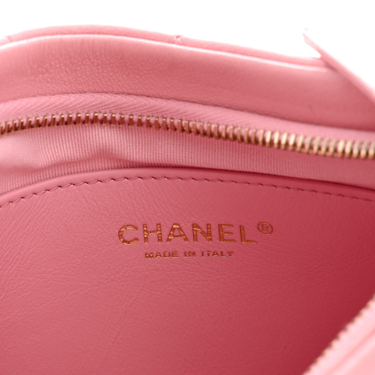 Lambskin Quilted CC Links Hobo Light Pink