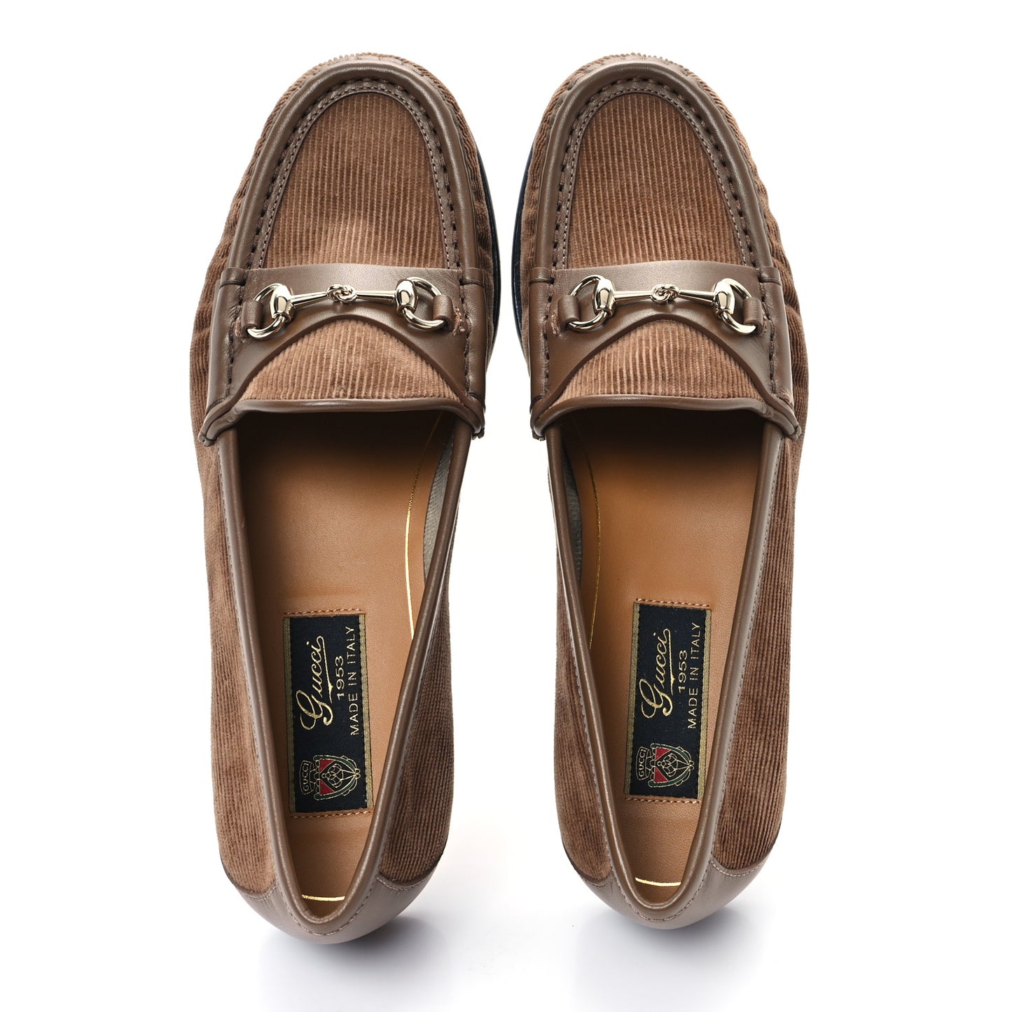 Corduroy Womens 1953 Horsebit Loafers 37 Velvety Camel