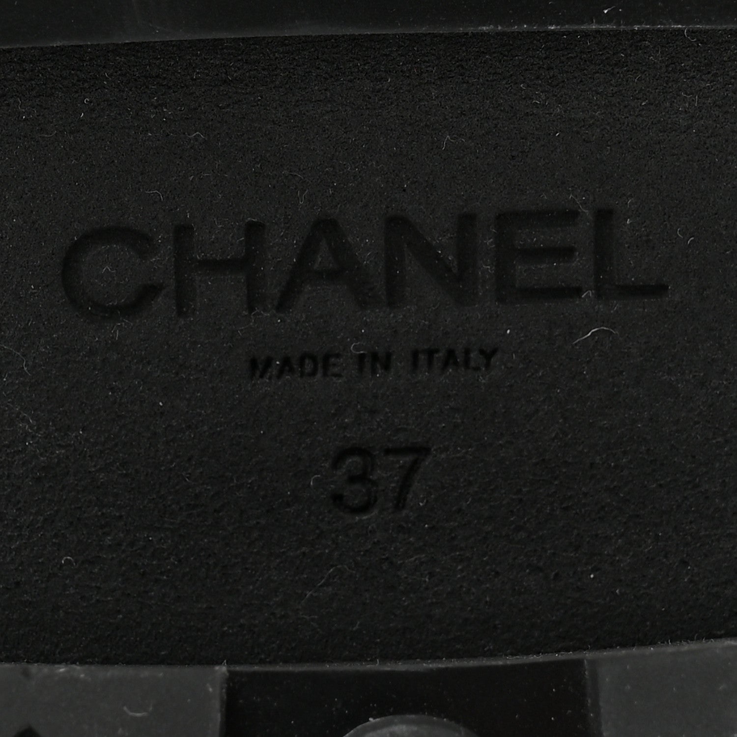Chanel Calfskin Quilted CC Mocassin Loafers 37 Black 8 of 11