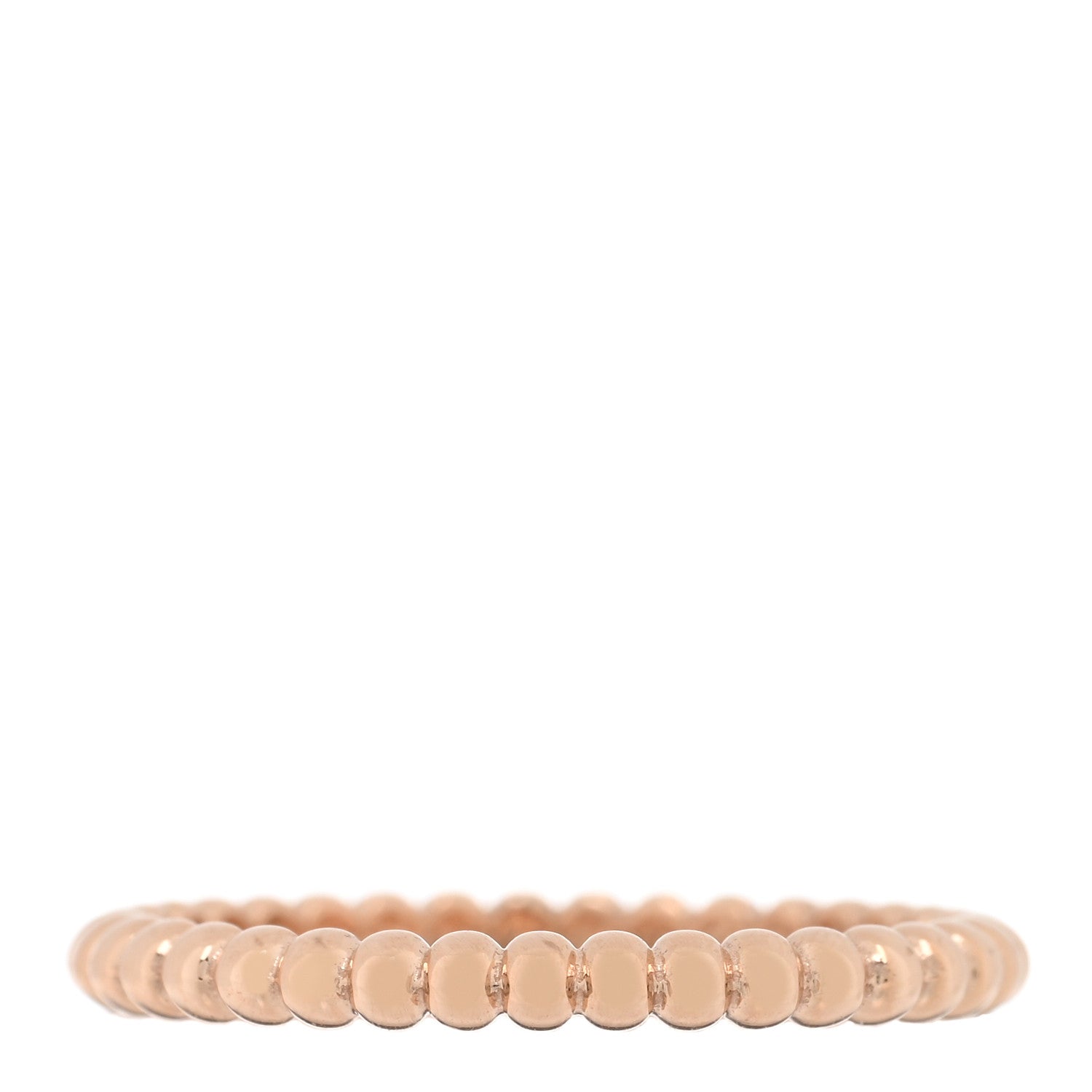 Van Cleef & Arpels 18K Rose Gold Small Perlee Ring 52 6 1 of 4