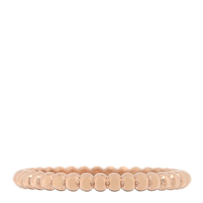 Van Cleef & Arpels 18K Rose Gold Small Perlee Ring 52 6 1 of 4