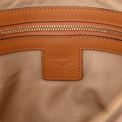 MCM Visetos Medium Crossbody Pouch Cognac 6 of 15