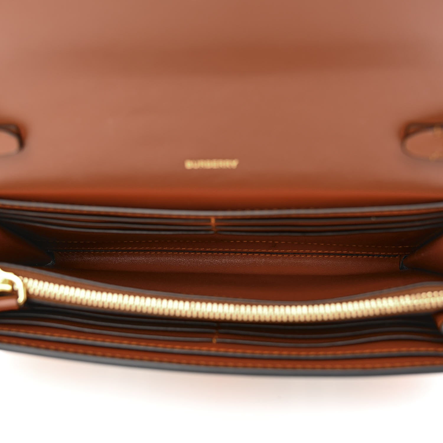 Burberry E-Canvas Icon Stripe Hannah Wallet With Detachable Strap Archive Beige 5 of 10