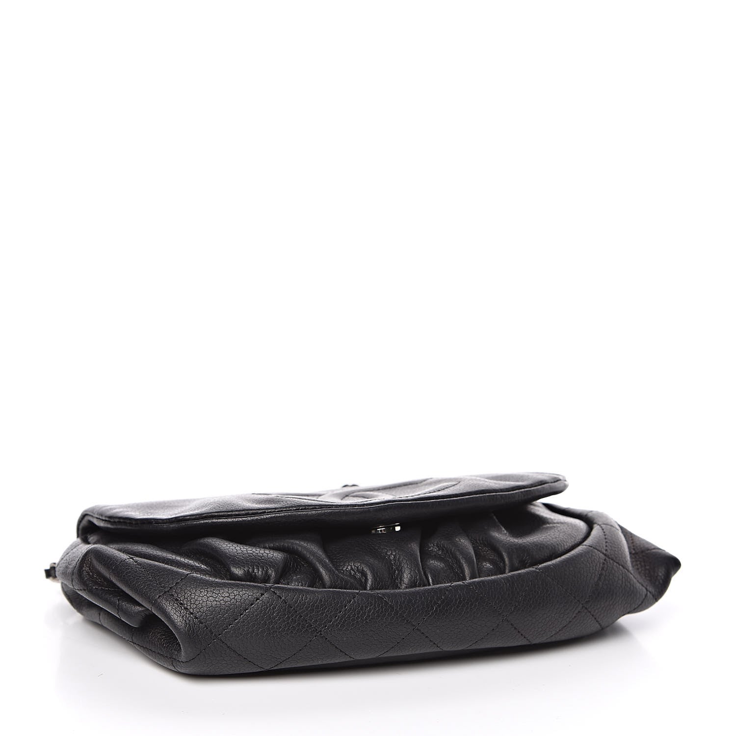 Chanel Caviar Half Moon Wallet On Chain WOC Black 4 of 11