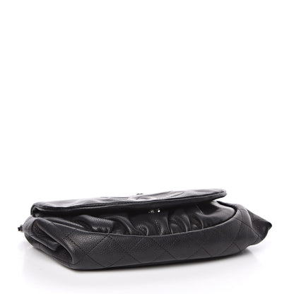 Chanel Caviar Half Moon Wallet On Chain WOC Black 4 of 11