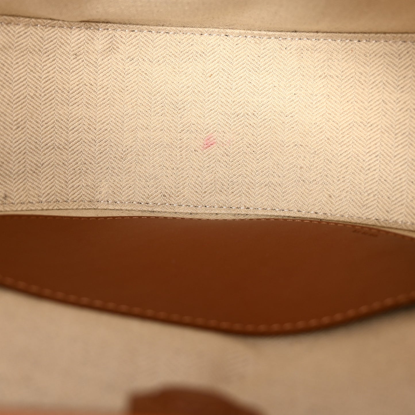 Jacquard Anagram Calfskin Luna Bag Tan Pecan