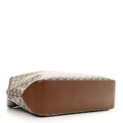 Gucci GG Supreme Monogram Large Linea A Hobo Light Brown 4 of 10