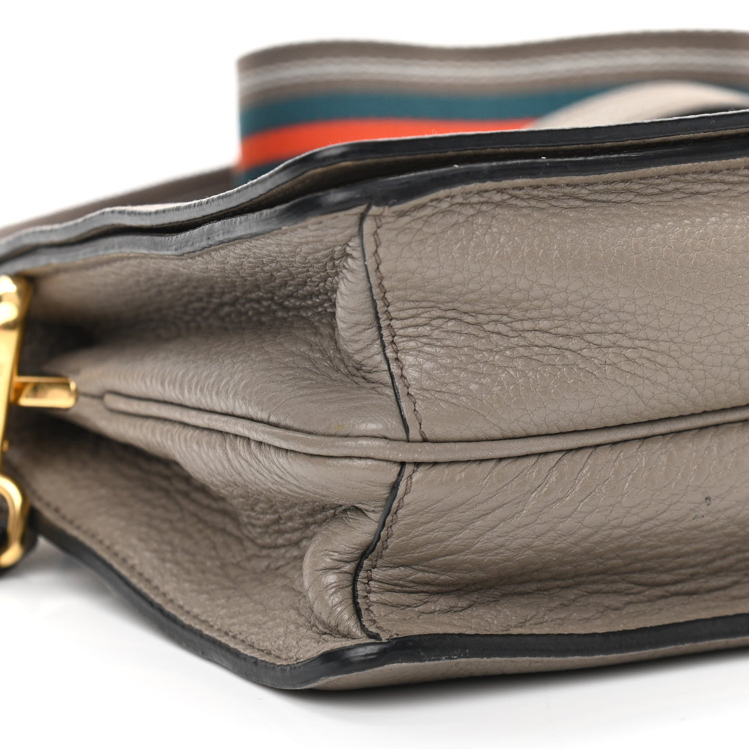 Prada Vitello Daino Flap Crossbody Argilla 9 of 10