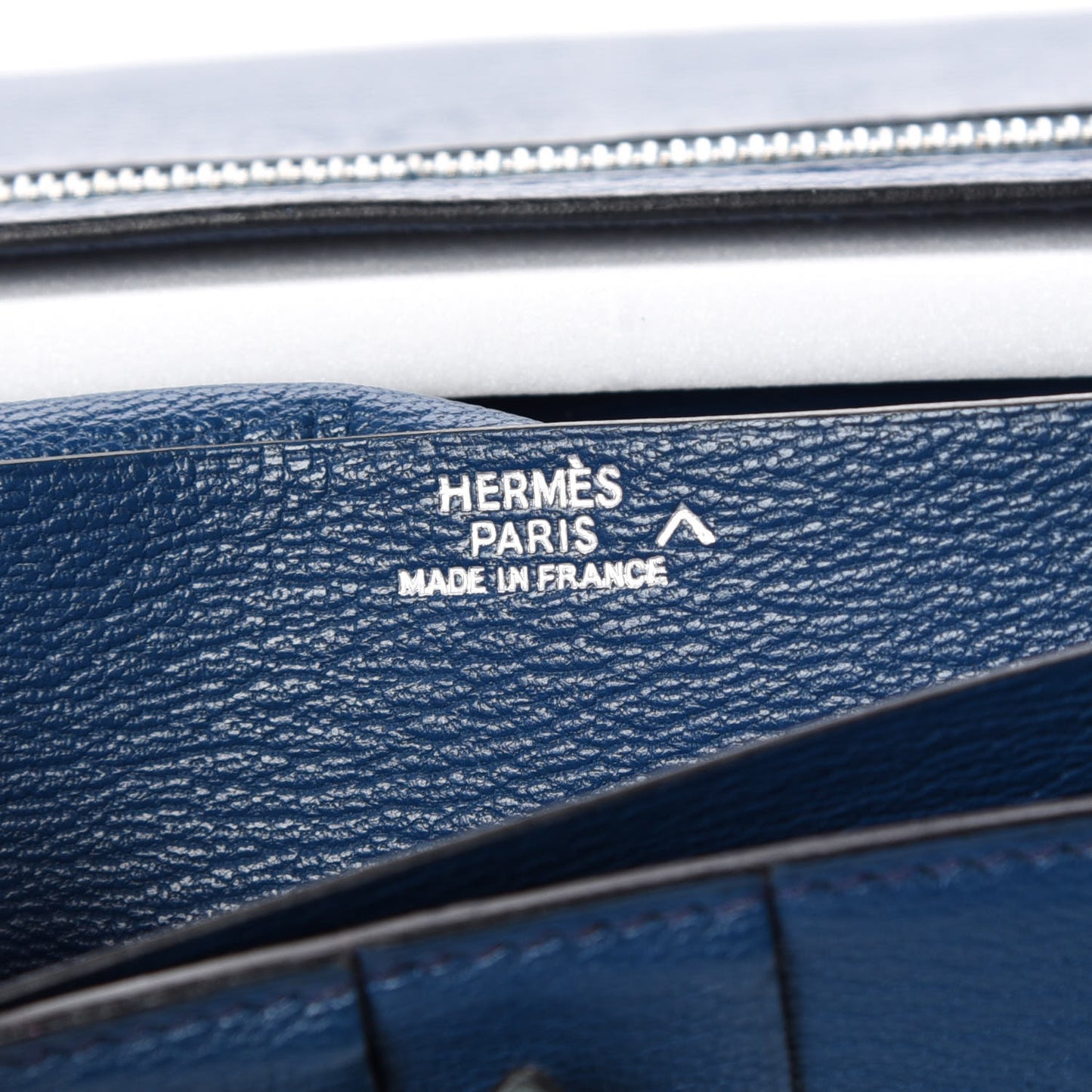 Shiny Porosus Crocodile Bearn Wallet Blue Jean