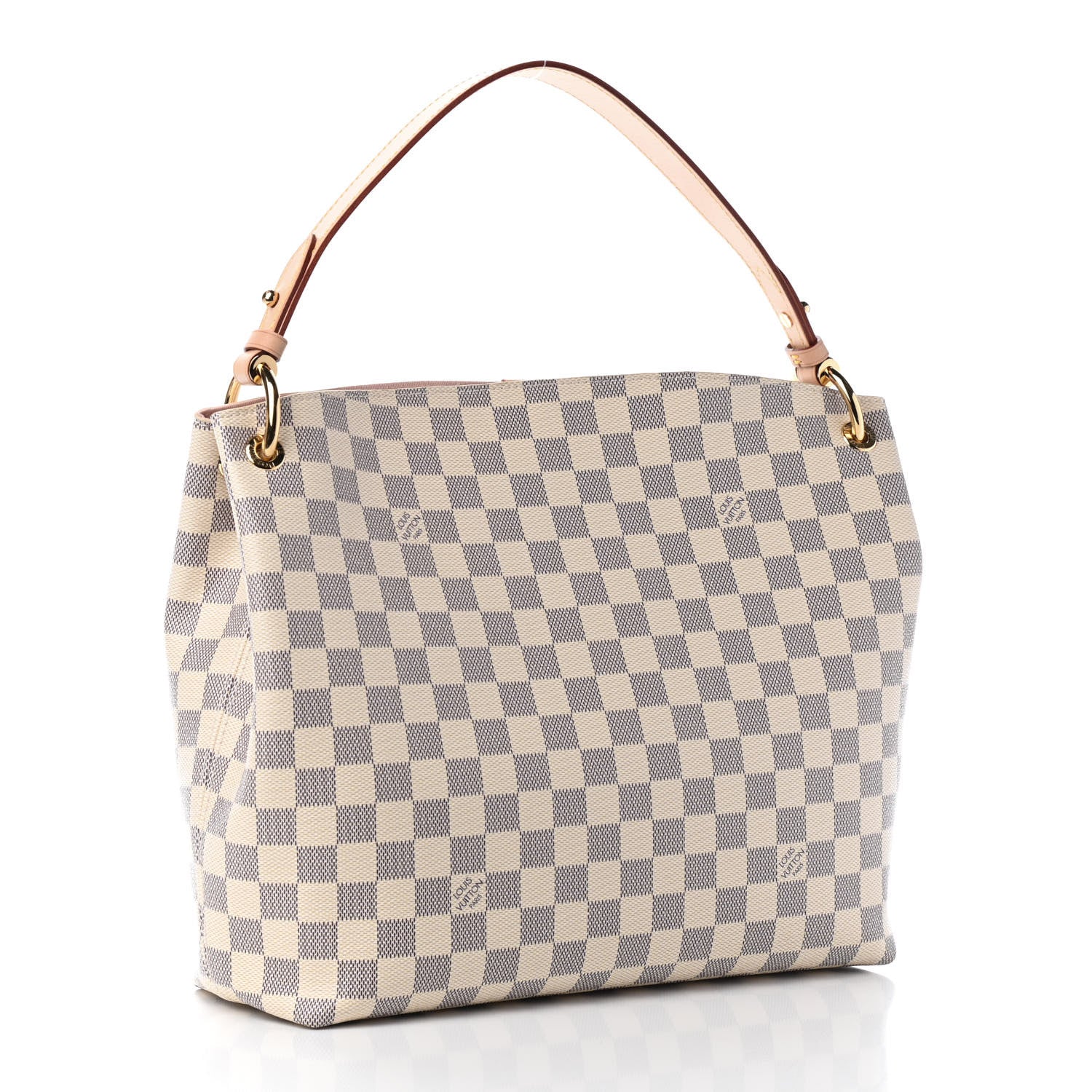 Louis Vuitton Damier Azur Graceful PM Rose Ballerine 2 of 4