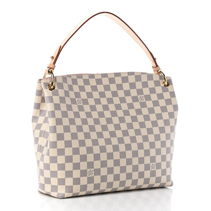 Louis Vuitton Damier Azur Graceful PM Rose Ballerine 2 of 4