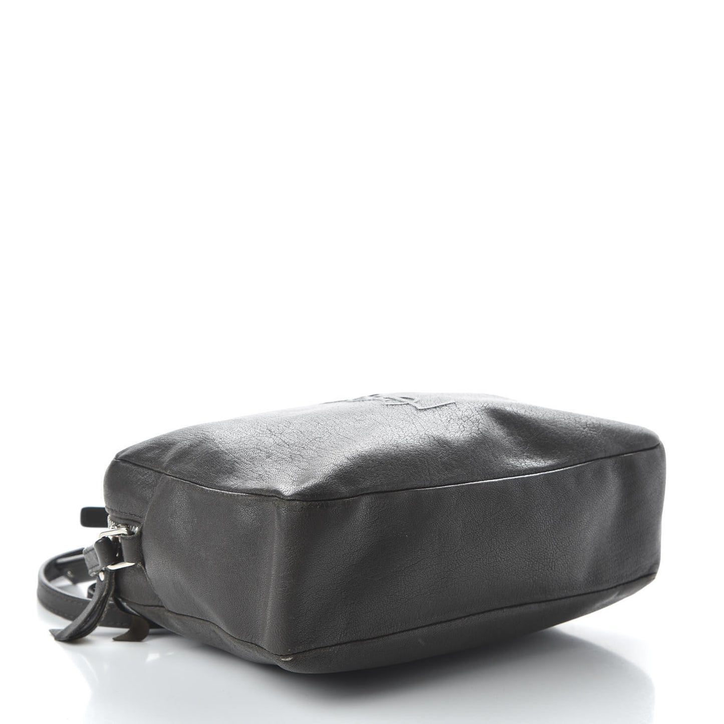 Lambskin Monogram Small Lou Camera Bag Black